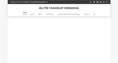 Desktop Screenshot of elitemakeupdesigns.com